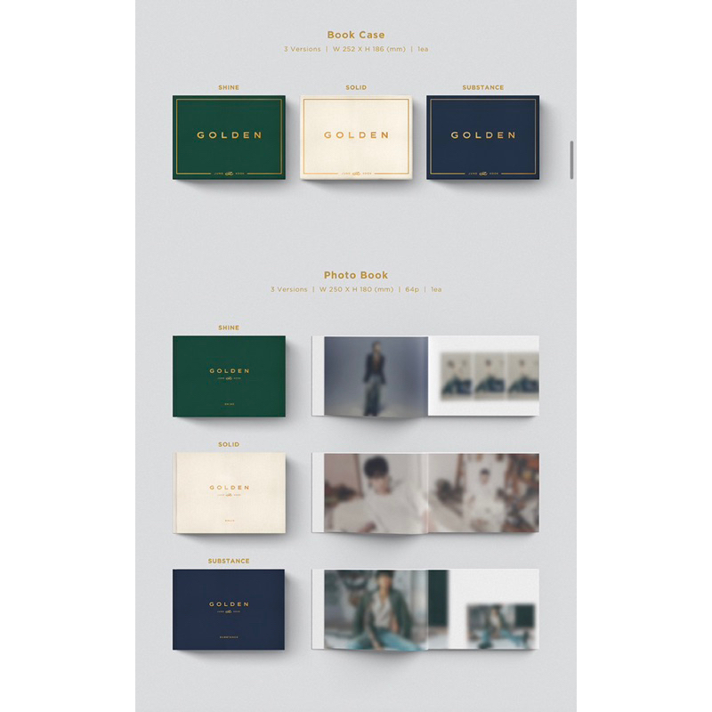 ALBUM GOLDEN JUNGKOOK BTS CHÍNH HÃNG