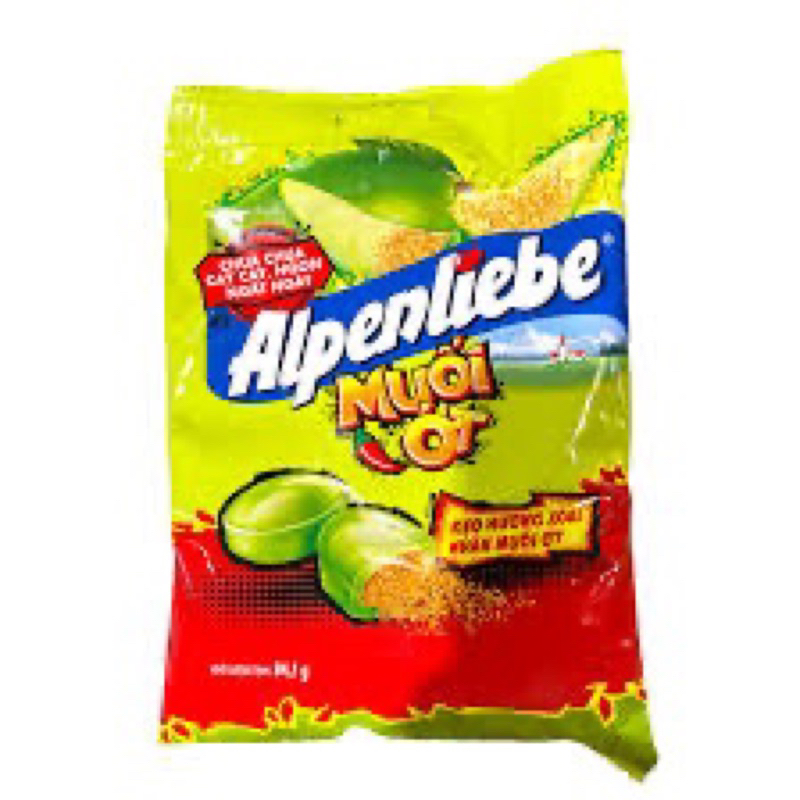 Kẹo Alpenliebe hương xoài nhân muối ớt túi 84g