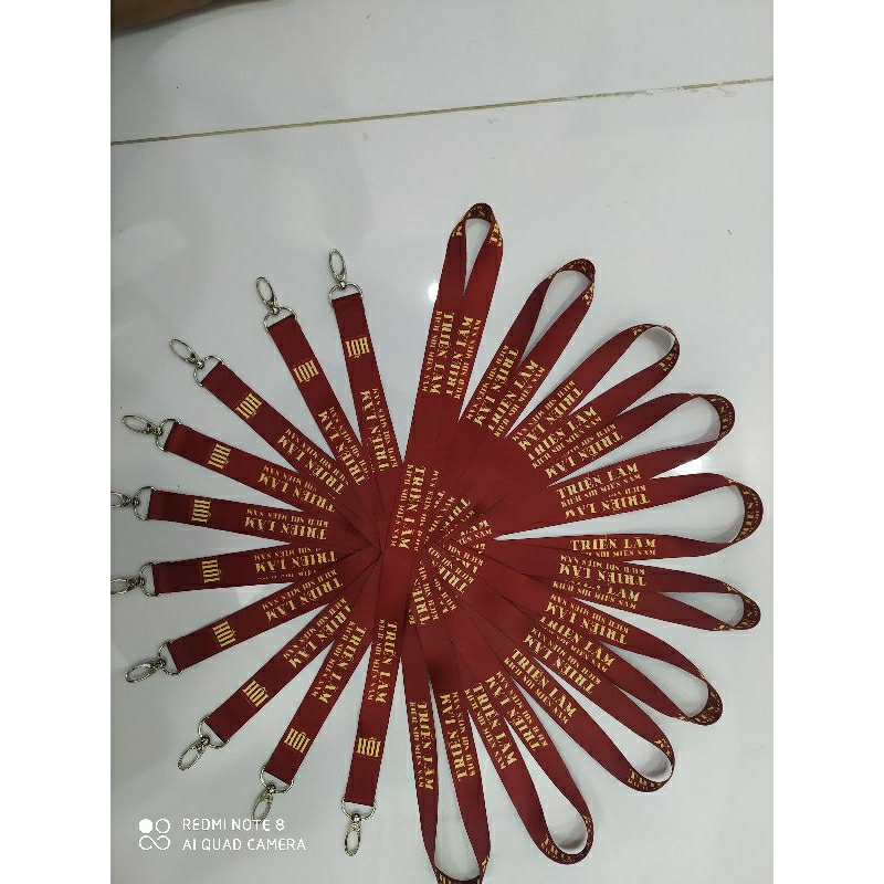 LẺ 01 DÂY ĐEO THẺ IN THEO YÊU CẦU