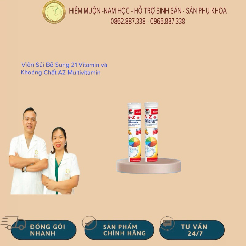Viên Sủi Bổ Sung 21 Vitamin và Khoáng Chất AZ Multivitamin