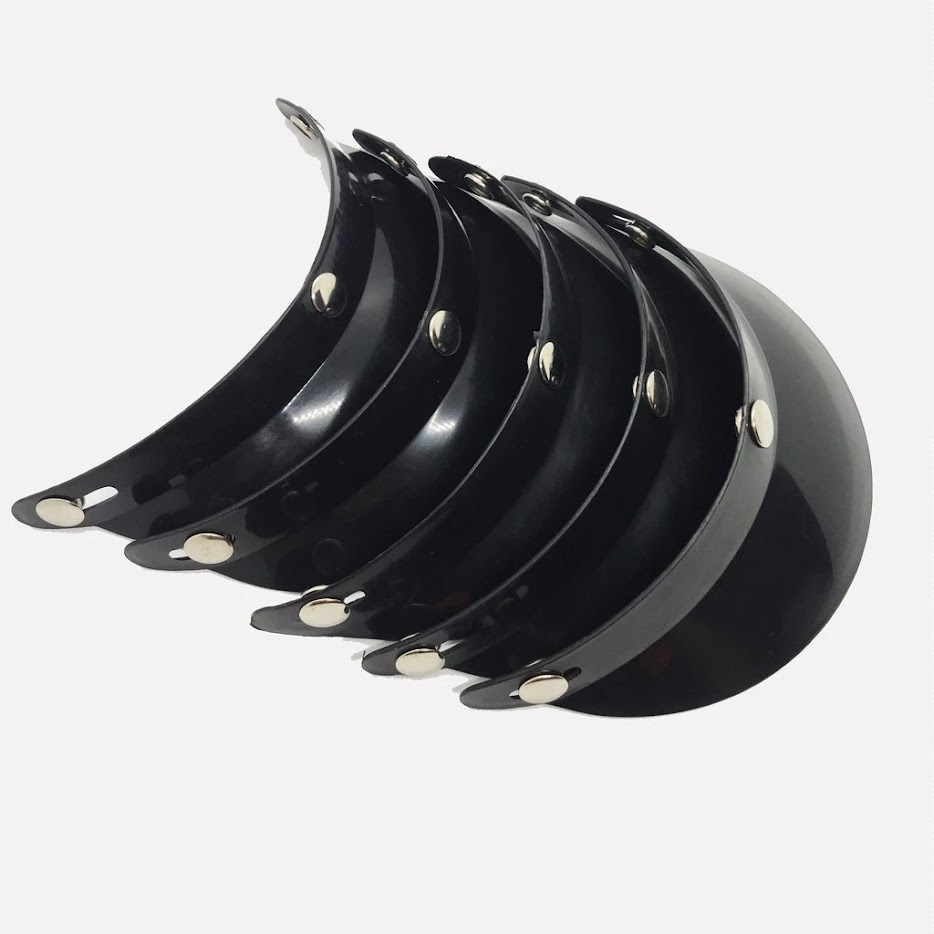 Lưỡi trai gắn mũ bảo hiểm nửa đầu và mũ 3/4 che nắng che mưa