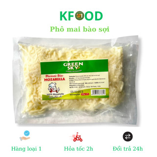 Phô mai bào sợi mozarella gói 500g👉