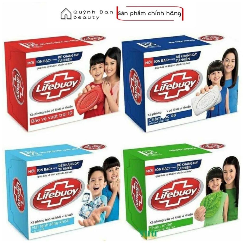 Xà Bông Cục LifeBouy Diệt Khuẩn Trắng Da Giảm Mụn Matcha Và Khổ Qua Sạch Da Thơm Mát Dễ Chịu 90g