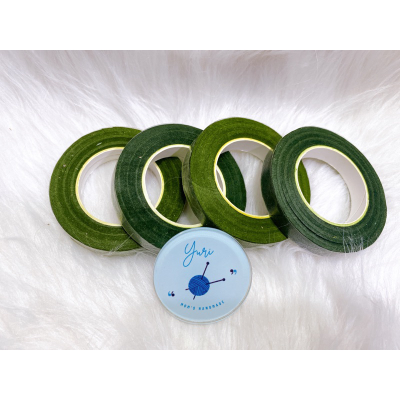 Băng dính sáp, băng dính cuốn cành hoa giả, Cuộn băng keo sáp quấn cành làm hoa kẽm nhung, hoa tulip