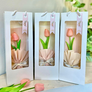 Túi giấy mặt kính đựng hoa, đựng quà