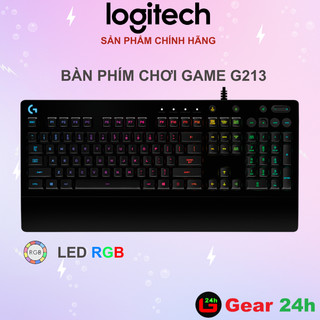 Bàn phím gaming có dây Logitech G213 Prodigy ( RGB, Full size, chống tràn )