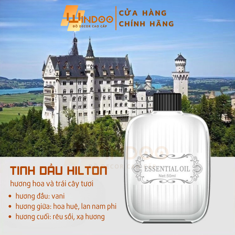 Tinh dầu thơm dành cho máy khuếch tán tinh dầu tự động Windoo WD72