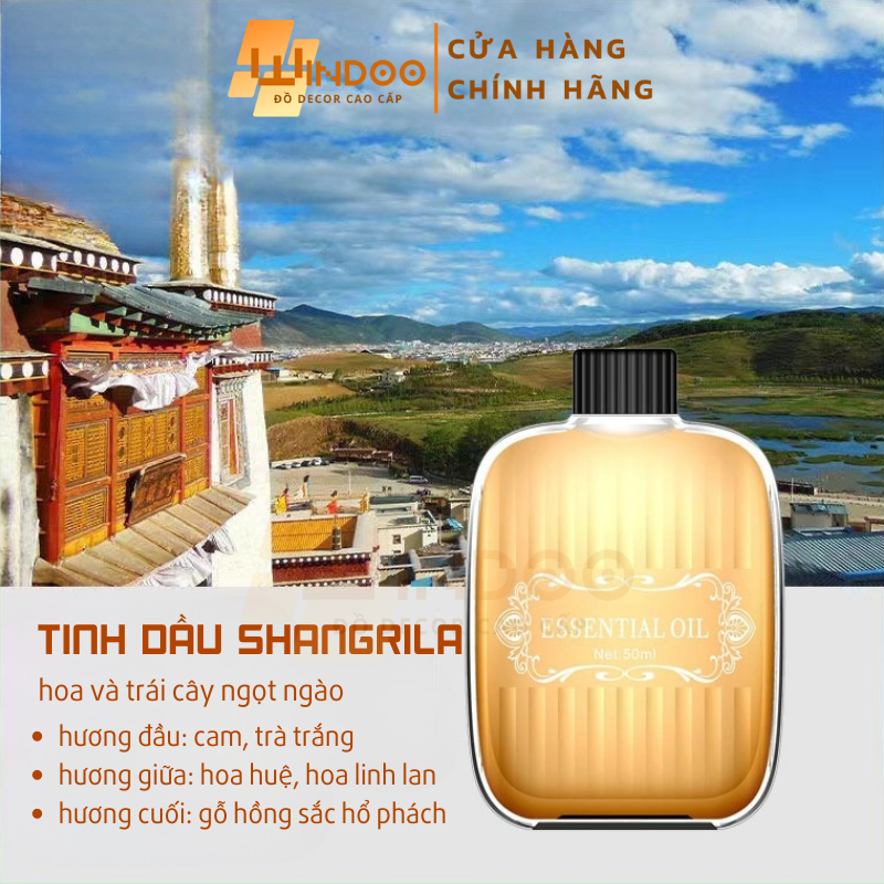 Tinh dầu thơm dành cho máy khuếch tán tinh dầu tự động Windoo WD72