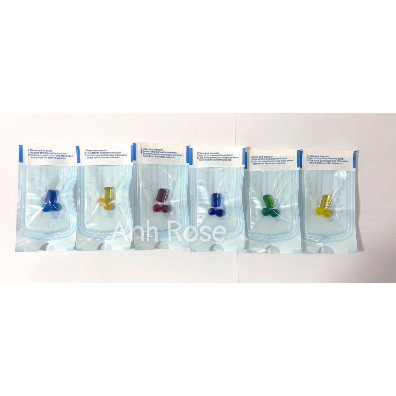 Bi Đá thuỷ tinh màu bộ 3v