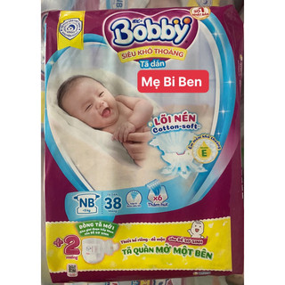 [Chính Hãng] Tã Dán Bobby Siêu Thấm XS38/XS70 miếng cho bé dưới 5kg