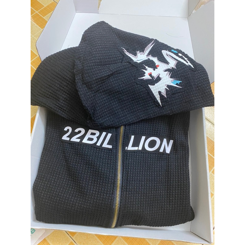 Áo đặc biệt Drg zip hoodie - black 22billion  UNISEX