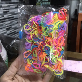 1 Bịch Dây Thun Cột Tóc Đen,Nhiều Màu