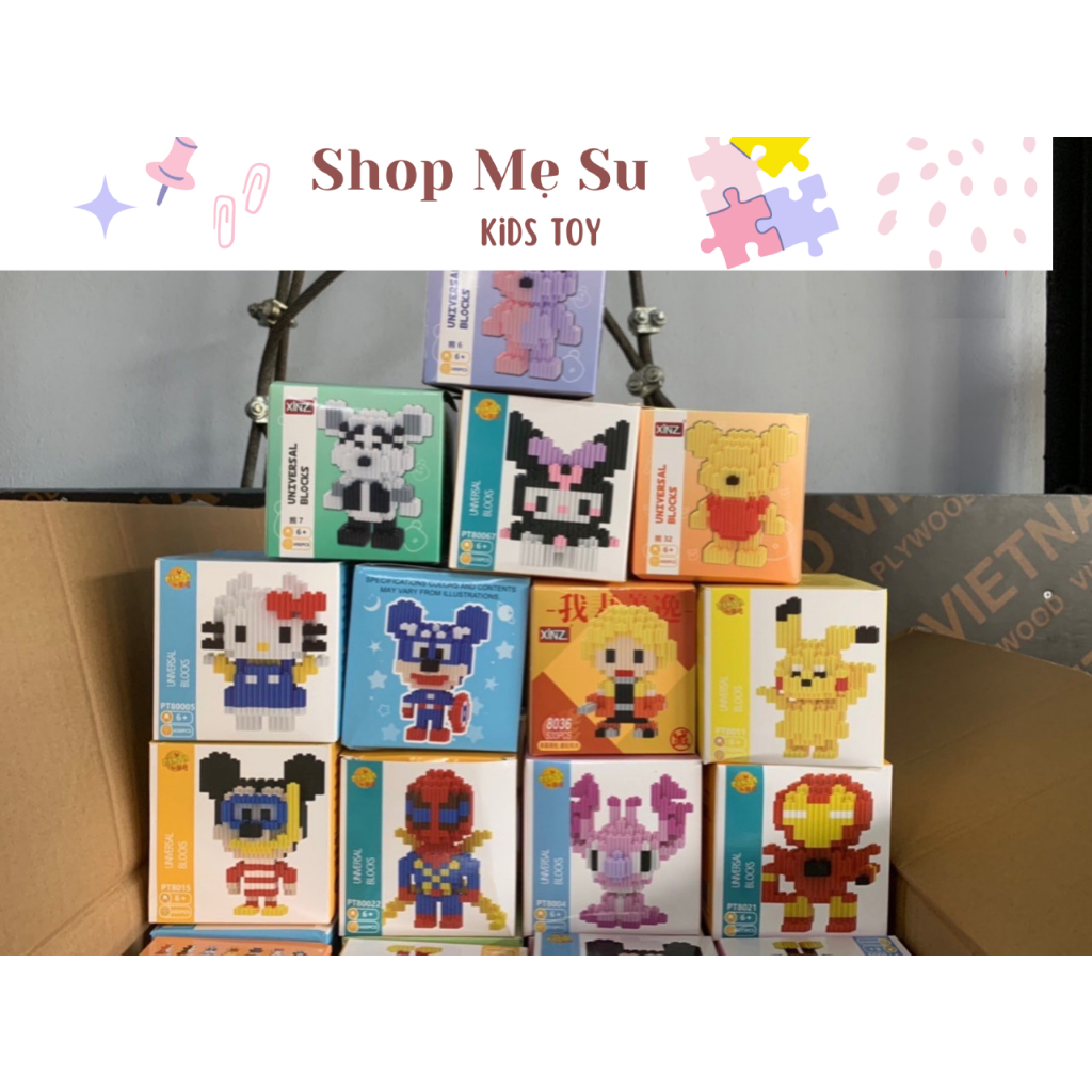 Bộ xếp hình mini cho bé