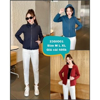 Áo gió Nữ 2 lớp cao cấp KENVA siêu phẩm chống nước mùa lạnh, vải gió mềm mượt