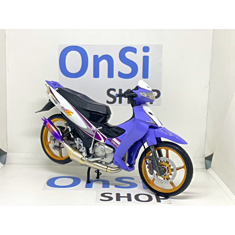 MÔ HÌNH XE YAZ Y125ZR ĐỘ PHIÊN BẢN CHI TIẾT  TỈ LỆ 1/12