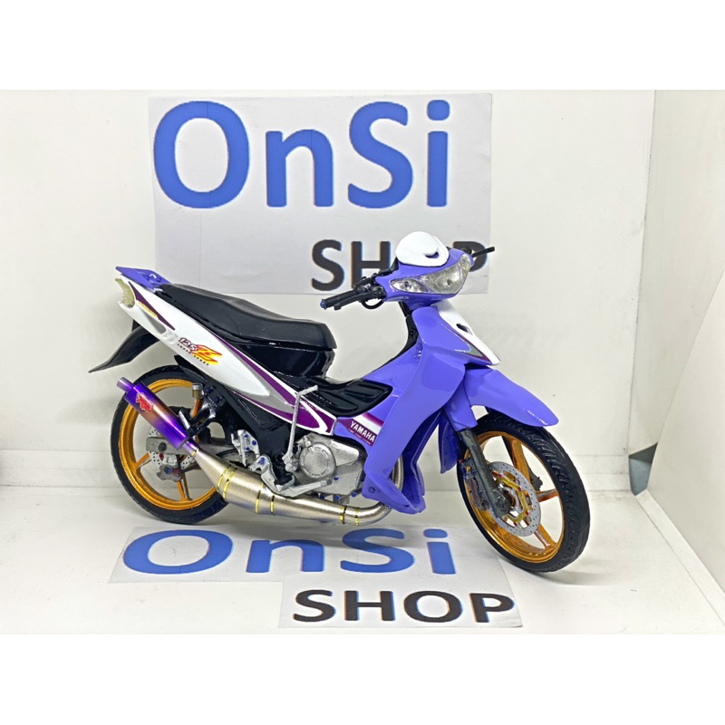 MÔ HÌNH XE YAZ Y125ZR ĐỘ PHIÊN BẢN CHI TIẾT  TỈ LỆ 1/12