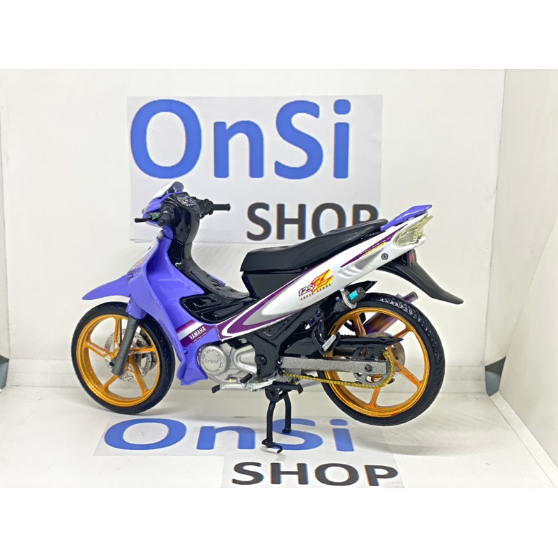 MÔ HÌNH XE YAZ Y125ZR ĐỘ PHIÊN BẢN CHI TIẾT  TỈ LỆ 1/12