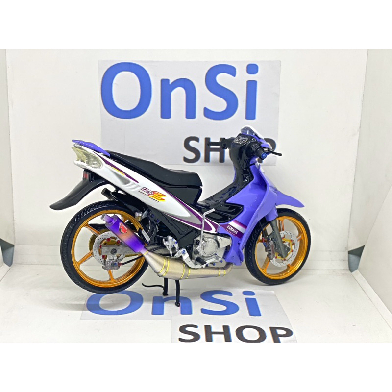 MÔ HÌNH XE YAZ Y125ZR ĐỘ PHIÊN BẢN CHI TIẾT  TỈ LỆ 1/12