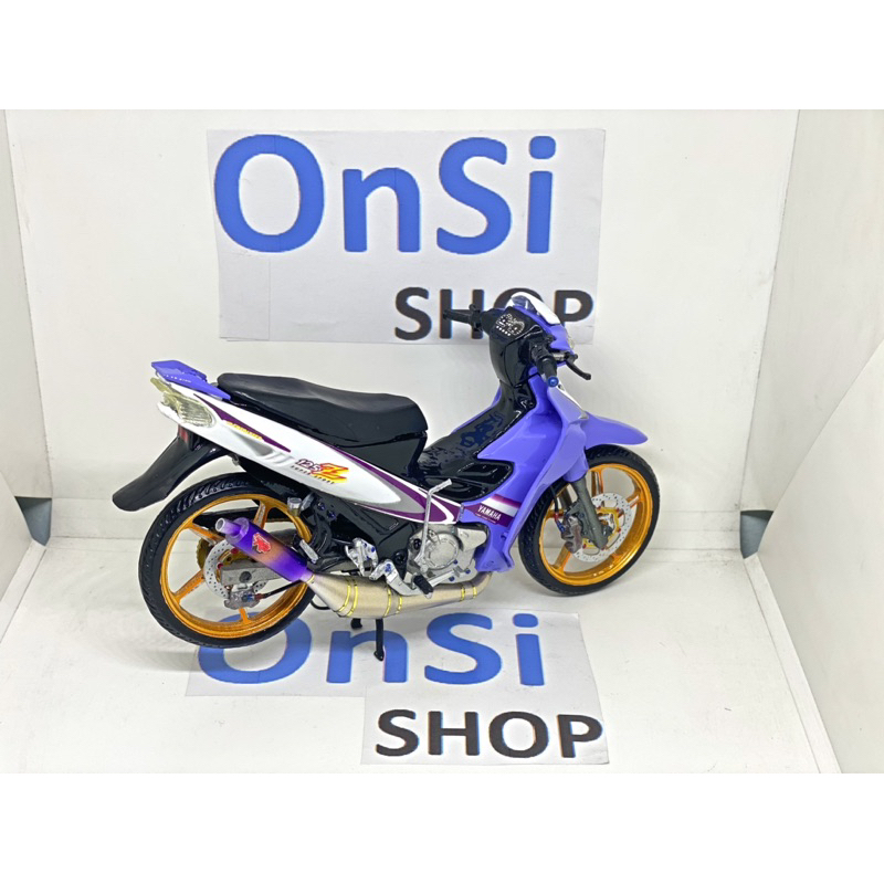 MÔ HÌNH XE YAZ Y125ZR ĐỘ PHIÊN BẢN CHI TIẾT  TỈ LỆ 1/12