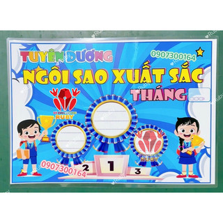 Bảng góc tuyên dương HS - Đồ dùng dạy học Ruby