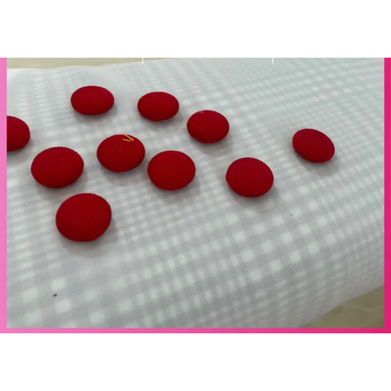 Khuy bọc vải 16mm đính áo dài,làm trang trí,làm đồ handmade