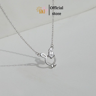 Dây chuyền bạc , dây liền mặt .shop bạc xinh KWJ