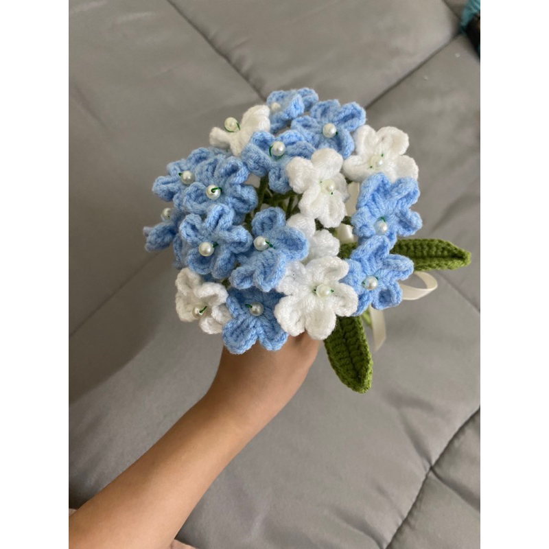 Hoa lưu ly bằng len