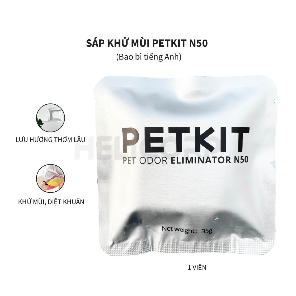 Sáp Khử Mùi N50 Petkit Dùng Cho Máy Dọn Phân Mèo, Nhà Vệ Sinh Tự Động PETKIT PURA MAX - HeLiCorp