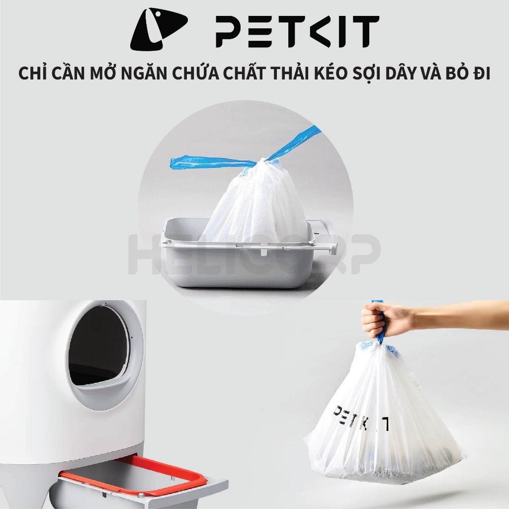 [Mua 4 giảm 7%] Túi Rác Petkit Dùng Cho Máy Vệ Sinh Tự Động Cho Mèo Petkit Pura X và Petkit Pura Max