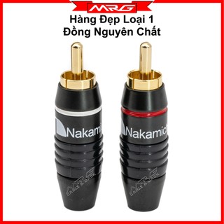 Jack RCA Hoa Sen Nakamichi Loại Tốt, giá 1 cặp, dùng hàn dây av dây tín hiệu âm thanh.
