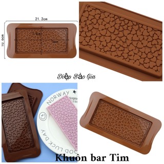 Khuôn silicon làm socola nhiều mẫu