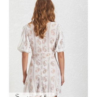 Thanh lý đầm ren auth newtag sz s