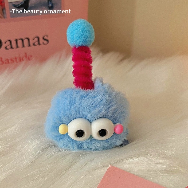 Kẹp Tóc Hình Quái Vật Nhỏ Nhiều Màu Sắc Cho Bé 🌟FREESHIP🌟 Ghim tóc hình thú vật nhồi bông đáng yêu