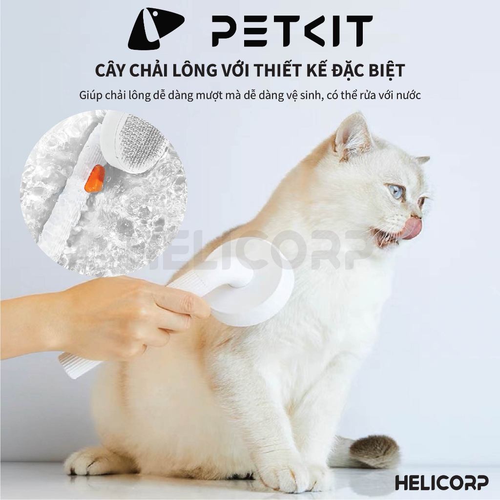 Chải Lông Petkit Cây Chải Lông Mèo, Lược Chải Lông Chó - HeLiCorp