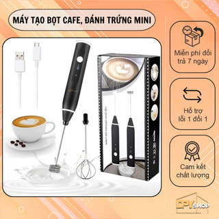 Máy tạo bọt cafe, đanh trứng mini cầm tay- Máy đánh trứng Cầm Tay 3 Tốc Độ Sử Dụng Pin Sạc Cao Cấp SOKANY freesh