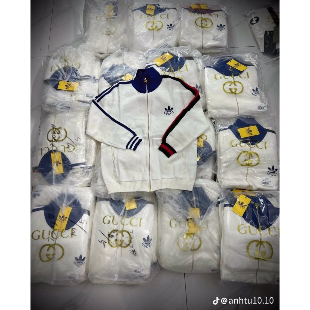 Áo Khoác Thể Thao Adidas Phối Gucci Bản Xịn Siêu Cấp Phong Cách Boy Phố Hottrend 2023