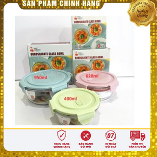 Hộp thủy tinh tròn 400ml, 620ml, 950ml Red cherry