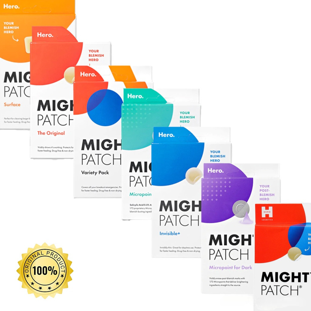 Miếng dán mụn Hydrocolloid Hero Cosmestics Mighty Patch dùng Microneedle