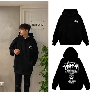 Áo hoodie STUSSY  NEWYORK local brand chất nỉ bông dày 350gsm nam nữ mùa thu đông 2023