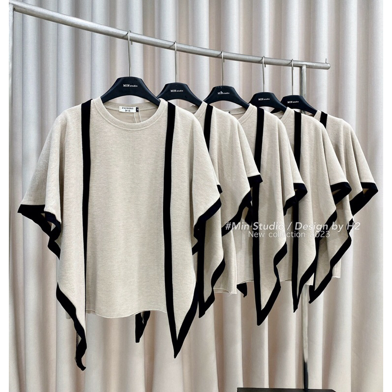 Áo len quàng khăn hàng QC