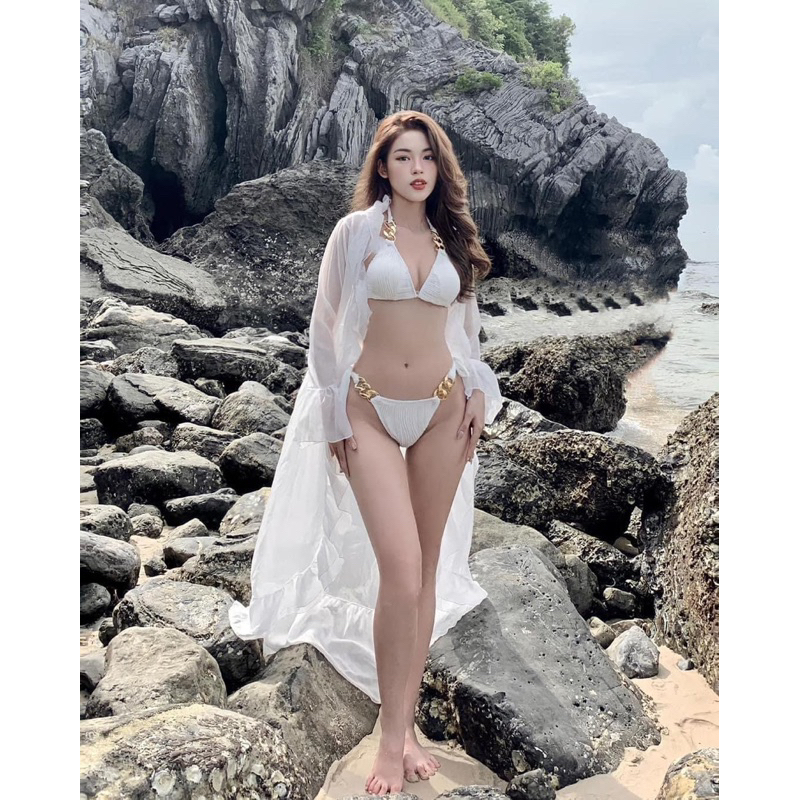Bikini Đồ Bơi 2 Mảnh Xốp Xích Sang Chảnh (2M42) | BigBuy360 - bigbuy360.vn