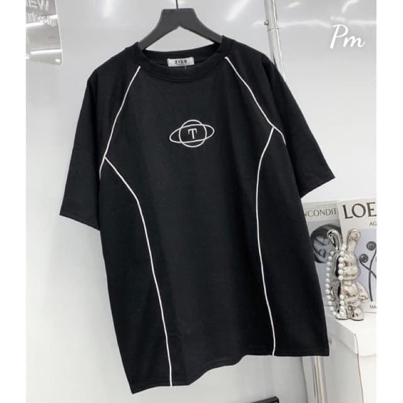 Áo thun viền mí cá tính các loại chữ phong cách mới
