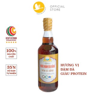 Nước mắm truyền thống: Nước mắm Cái Rồng sá sùng hảo hạng 35N độ đạm tự nhiên