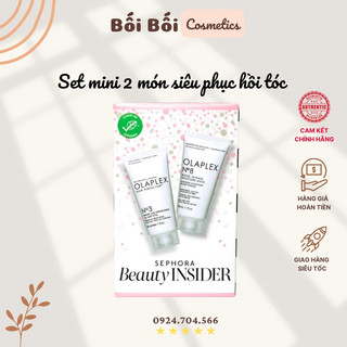 Set 2 món phục hồi tóc olaplex sephora cỡ mini