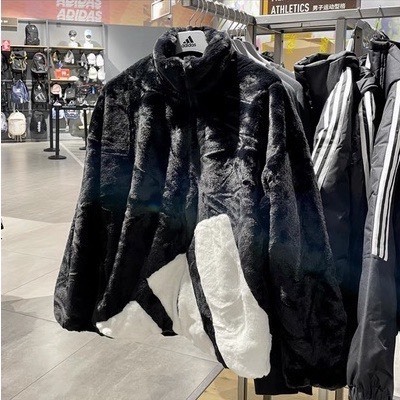 Áo khoác lông Adidas chính hãng 3 lớp dày dặn chất lông mềm hàng quảng châu cao cấp form unisex nam nữ