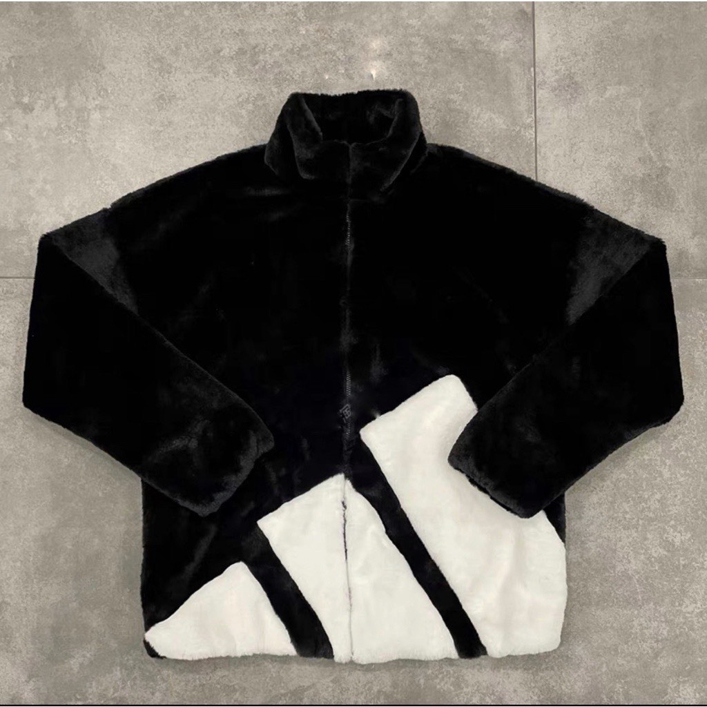 Áo khoác lông Adidas chính hãng 3 lớp dày dặn chất lông mềm hàng quảng châu cao cấp form unisex nam nữ