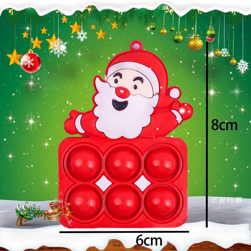 Móc khóa POP IT Giáng sinh an lành