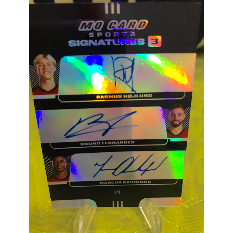 Thẻ Chữ Kí Bộ Ba Cầu Thủ Bóng Đá Mùa Giải 2023/2024