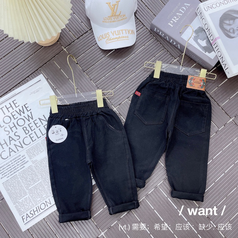 Quần kaki dài vải kaki mềm cho bé trai bé gái