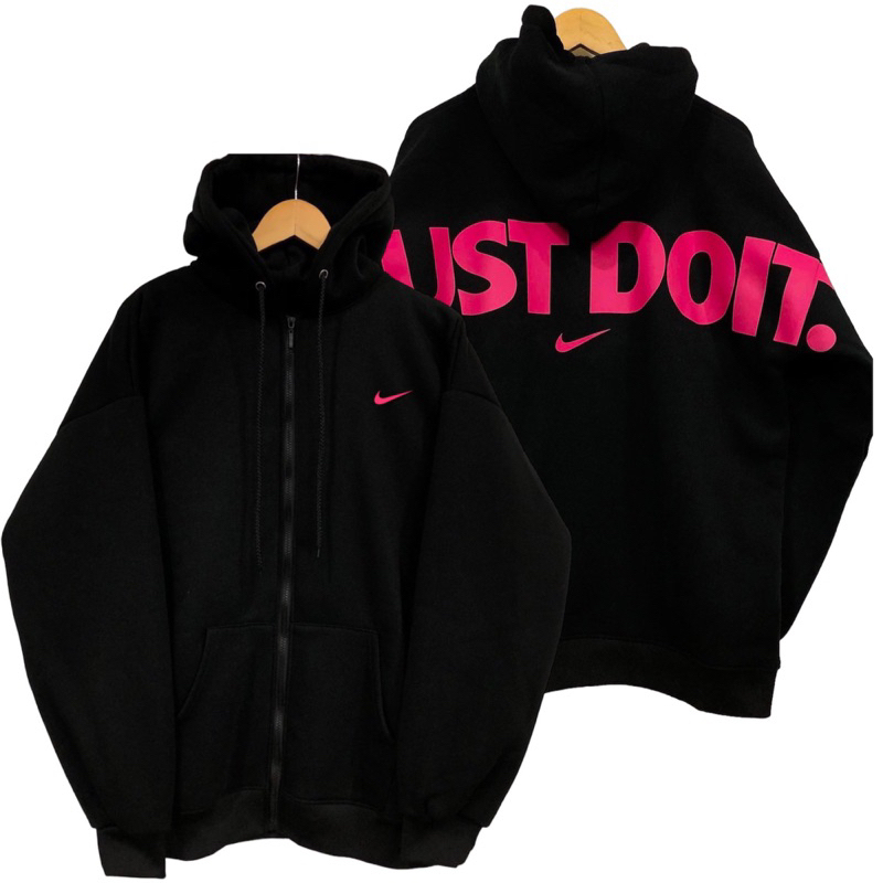 Hoodie N!ke Just do it chữ hồng phong cách, áo ấm Đà lạt nam nữ cá tính, nỉ mùa đông Siêu Đẹp Thời Trang hothit 2023